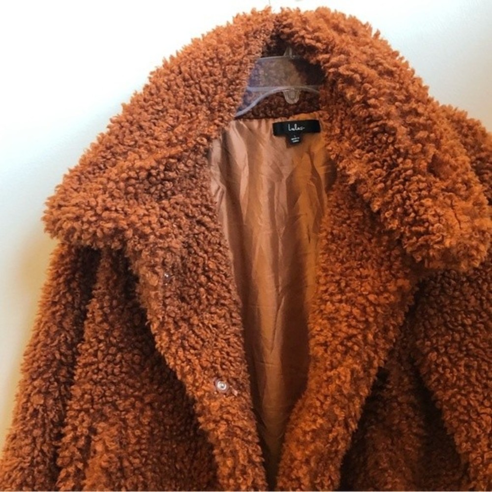 Lulu's Rust Teddy Jacket - Picture 7 of 9